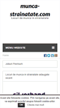 Mobile Screenshot of munca-strainatate.com